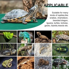 Reptile Carpet 4 Pack Terrarium Liner 24×47 Inch Washable Tank Mat Green