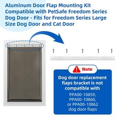 Pet Door Flap Bracket Replacement Compatible PetSafe Freedom Large Dog Cat Door