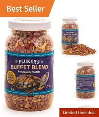 Complete Turtle Nutrition – 7.5 oz Buffet Blend with Vitamins & Floating Pellets
