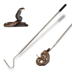 Smarkey Snake Hook, Stainless Steel Extensible snake grabber tool, 33 Silver