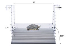 LaBrinx Designs Extra Large Wide Hanging Turtle Ramp – Aquatic Reptile Baskin…