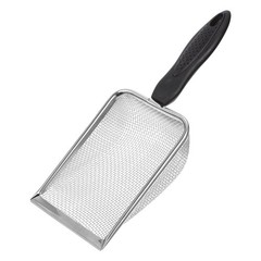 1Pcs Reusable Stainless Steel Reptile Sand Scoop for Substrate and Bedding
