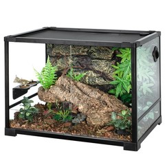 Magnetic Gecko Feeding Ledge, ABS Foldable Reptile Feeder Ledge with 6pcs Pla…
