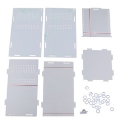 Insect Feeding Box 12x12x20cm Acrylic Transparent Breeding for Case for Mini Rep