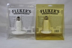 Lot of 2 Fluker’s Ceramic Heat Emitter for Reptiles and Amphibians 60W/ 100W