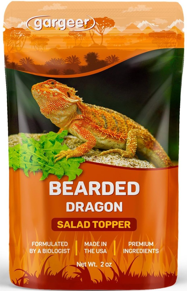 2oz Bearded Dragon Food Supplement, Flower Salad Mix Topper. Supercharge Juve…