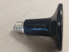 Ceramic Heat Lamp Emitter Reptile Chicken Pet Amphibian 250W Black No Light