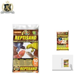 ReptiSand 10 Pound Natural Sand for Desert Reptiles – Safe & Stimulating Habitat