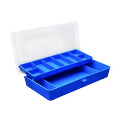 Fishing Tackle Box Baits with Clear Lid Convenient Separator Easy to Clean
