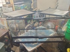 Reptile Terrarium Cover Screen 40 Gallon Breeder Tank, 36″L x 18″W