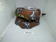 Reptile Magnetic Ledge With 5 Feeder Cups Small Desert