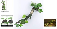 Durable Resin Reptile Corner Decoration with Suction Cups for Climbing Fun