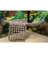 Lot Penn-Plax Reptology Lizard Lounger Corner Hammock Ladder Natural Seagrass 3
