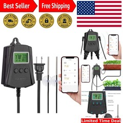 Remote Temperature Controller for Reptiles – WiFi, LCD Display, Touch Control
