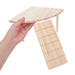 Wooden Guinea Pig Cage Platform Chinchilla Platforms Hamster Enrichment Large