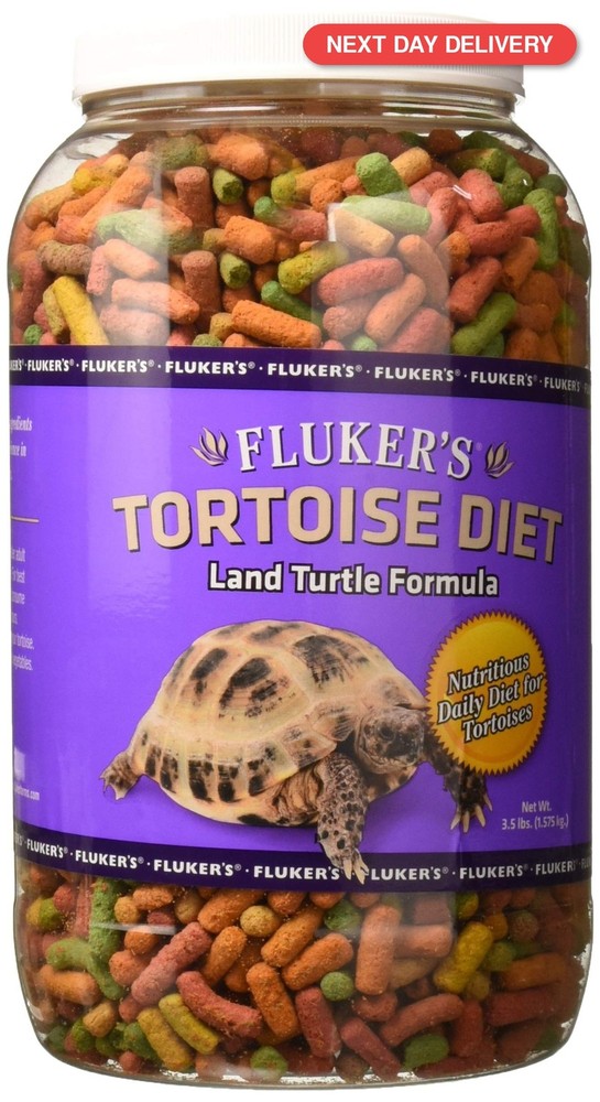 Fluker’s Tortoise Diet, Large Pellet Food, Land Turtle Formula, 3.5 lbs.