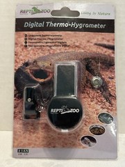 REPTIZOO Reptile Terrarium Thermometer Hygrometer Digital LCD Display