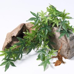Lightweight 12-Inch Silk Terrarium Plant – Ideal for All Reptiles & Amphibians