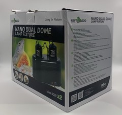 ReptiZoo Mini Duel Lamp Dome Dual-Bulb Fixture New Open Box