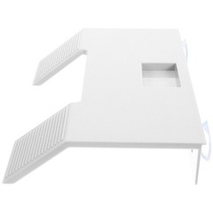 White Floating Turtle Terrace Ramp for Turtle Tank Climbing and Basking Use