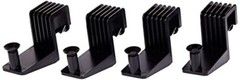 Reptology Turtle Topper Extender Clips 4 Pieces – Safely Mounts to Tanks up t…