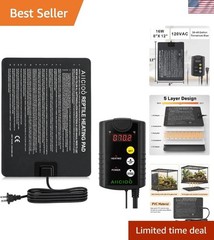 Under Tank Heater Thermostat – with Temperature Control Reptile Heat Mat for …