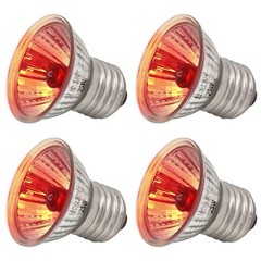 Abustle pig 4 Pack UVA Infrared Reptile Heat Bulbs,Turtle Heat Lamp for Repti…