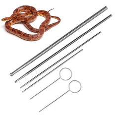 6PCS Snake Probe Kit Stainless Steel Round Head Anti Allergy Reptiles Snake