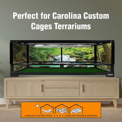 Carolina Custom Cages T5HO 46” UVB Reptile Light Fixture 54W, Bearded Dragon and