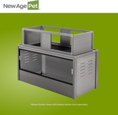 New Age Pet ECOFLEX Large Grey Mojave Stacker Reptile Habitat