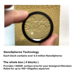 Ceramic Filter Media Brick 4 Pack 3.6lb NanoSpheres Biological Filtration