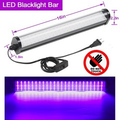 Upgrade 25W LED Black Light Bar – 72 UV Big 1 Count (Pack of 1),