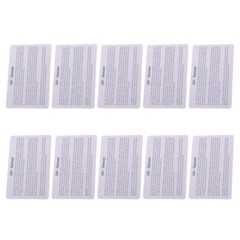 Quality Art Paper Terrarium UVB Test Card UV Light Lamp Life Tests Paper