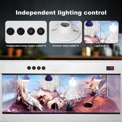 PVC Reptile Enclosure 39X16X16″ Terrarium Snake Tank No Temperature Control
