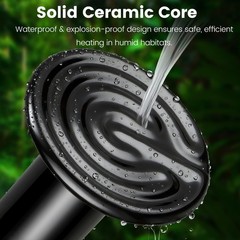 2-Pack 150W Ceramic Heat Emitter for Reptiles – No Light Night Time Heat Bulb…