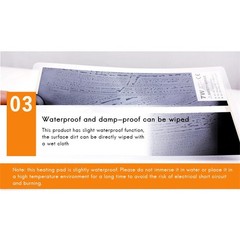 15x28cm Reptile Tank Heater 7W Under Tank Warming Mat EU Standard