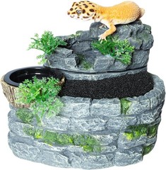 500ML Reptile Waterfall Fountain, Reptile Water Drinking Fountain