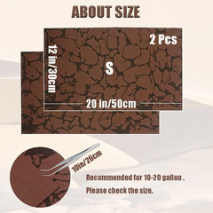 Tfwadmx Reptile Carpet Sand Mat for Bearded Dragon Terrarium Substrate Liner Bro