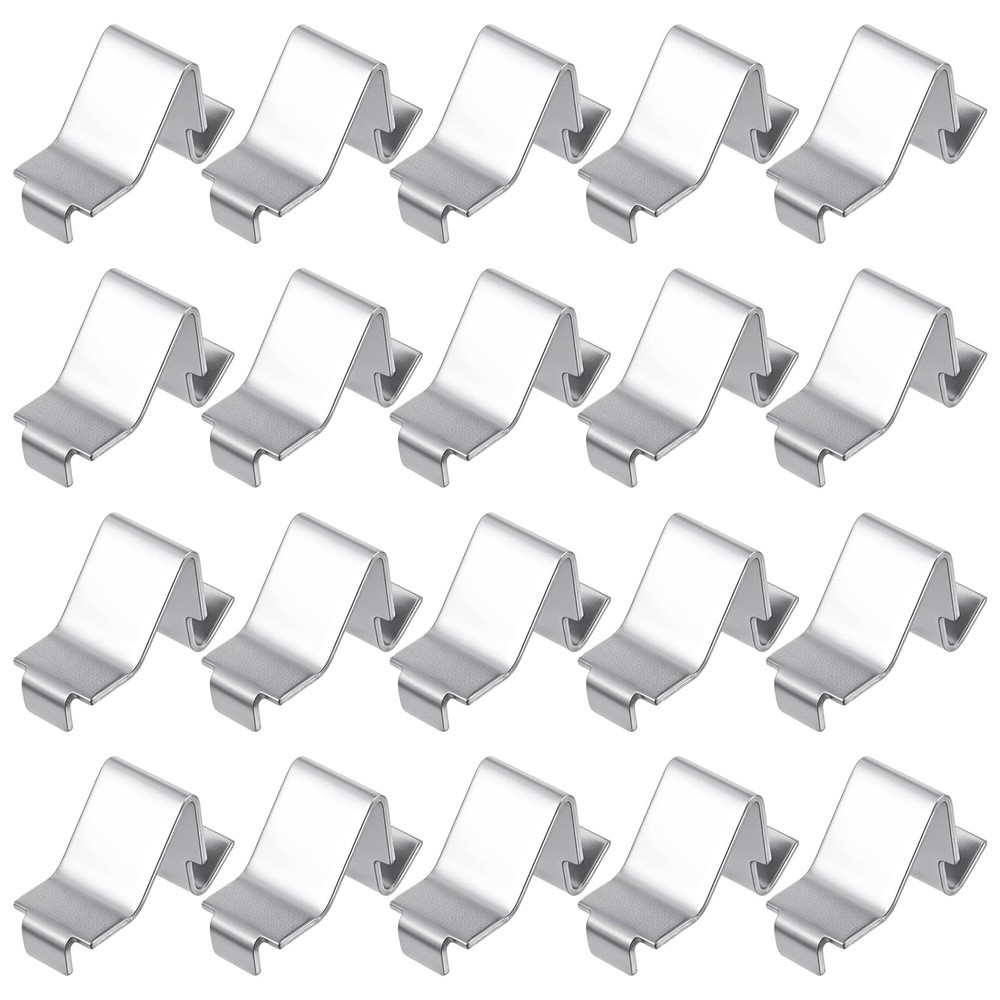 20 Pcs Heavy Duty Metal Shelving Brackets Clips Cabinet Shelf Clips Adjustabl…
