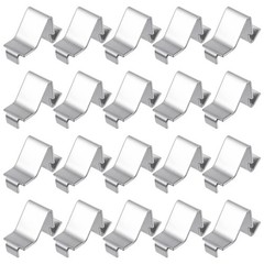 20 Pcs Heavy Duty Metal Shelving Brackets Clips Cabinet Shelf Clips Adjustabl…