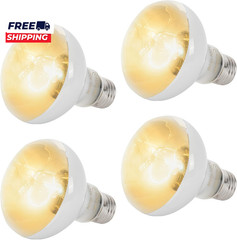 (4-Pack 100W Reptile Heat Lamp Bulbs – UVA Daylight Basking Light Bulbs