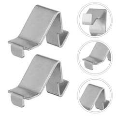 50 Pcs Cabinet Shelf Clips Metal Bracket Bookshelf Shelving Clamps