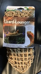 Pet Reptile Natural Corner Lounger Platform Basking & 75w Spot Lamp