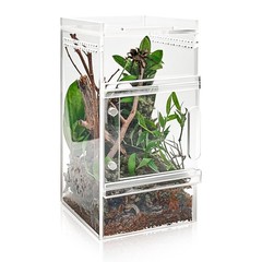 Jumping Spider Enclosure Acrylic Spider Cage Insect Terrarium Bug Habitation