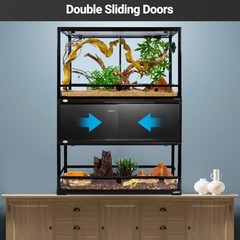 Repti Zoo Terrarium Stacker for 30 x 12 Reptile & Amphibian Enclosure