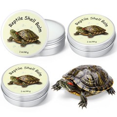 3 Pack Reptile Turtle Shell Balm 2.1 oz Care Conditioner Moisturizer for Tort…