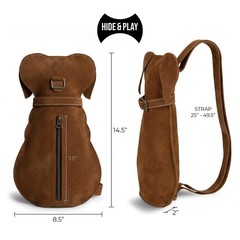 Hide & Play, Dog-Shaped Backpack, Pet Lover Accessory, Crossbody Bag, Travel …