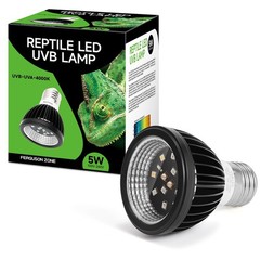 5W 10.0 UVB Reptile Bulb, LED Lamp, Desert-Dwelling, Not Heat Lamp, Terrarium