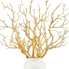 Geosar 13.8 Inch Small Manzanita Branches Plastic Faux Branches Artificial An…