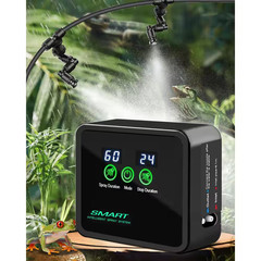 Smart Mist System Terrarium Humidifier with Timer 360° Adjustable Nozzles Easy D